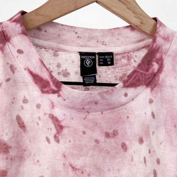 NWT Volcom Tern n Bern Mock Neck Short Sleeve T-Shirt in Purple Haze - Picture 5 of 8